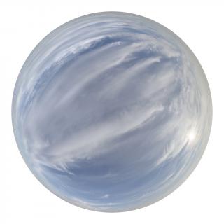 HDRi Skydome of Clouded Sky 16K